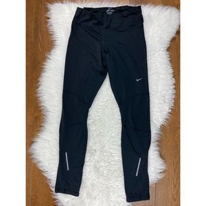 Nike Dri-Fit Size XS Black Ankle Zip Leggings